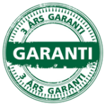 3 års garanti
